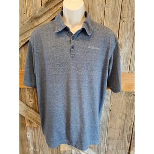 Columbia omni wick size large Grey polo active top